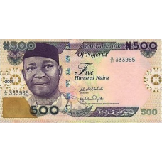 P30g Nigeria - 500 Naira Year 2007